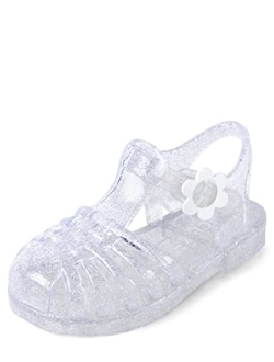 Unisex-Child and Toddler Girls Jelly Fisherman Sandals