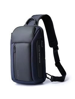 BANGE Sling Bag, Waterproof Men's Chest Bag Shoulder bags Crossbody Sling Backpack for Men