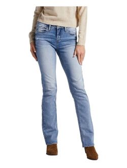 Women's Elyse Mid Rise Slim Bootcut Jeans