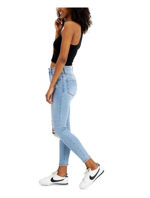 Celebrity Pink Juniors' Curvy Skinny Ankle Jeans