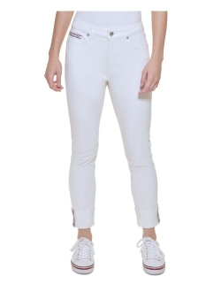 Women's Tribeca TH Flex Raw-Cuff Skinny Jeans