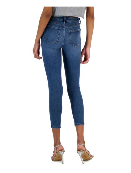 Celebrity Pink Juniors' Cropped Ankle Skinny Jeans