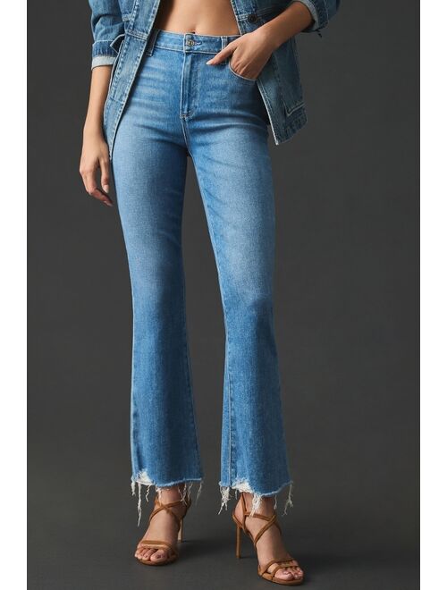 Paige Claudine High-Rise Crop Flare Jeans