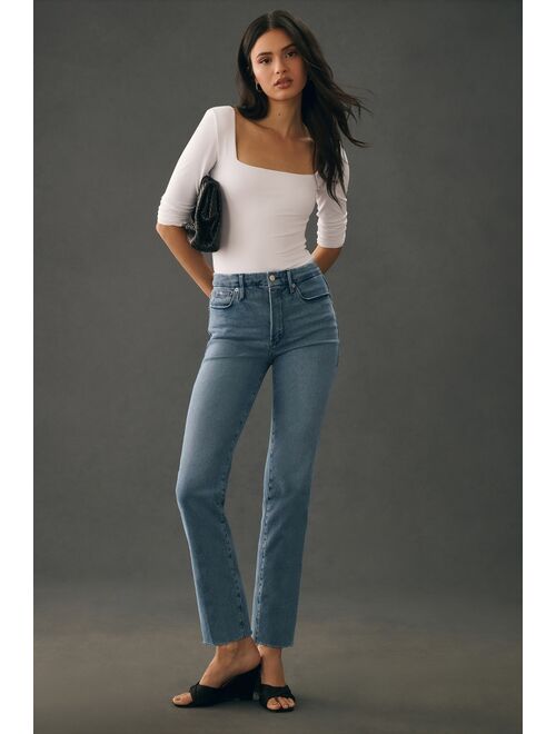 Good American Good Straight High-Rise Jeans