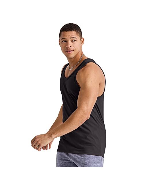 Hanes Originals Tri-Blend Top, Lightweight Men, Sleeveless Tank Shirt