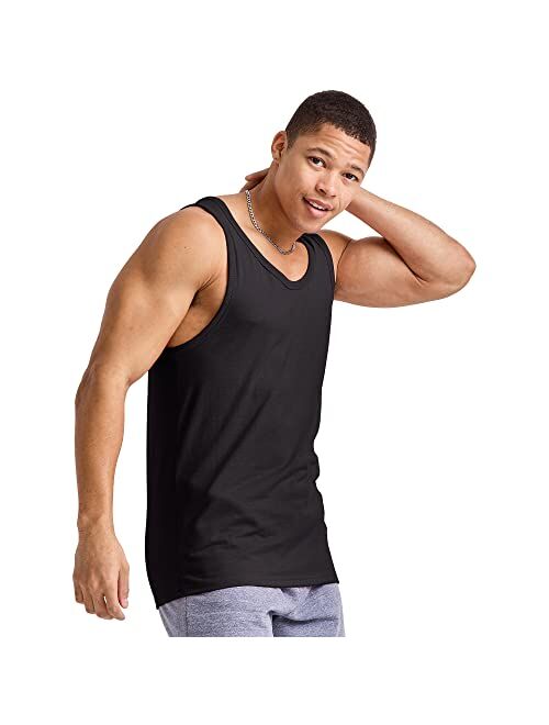 Hanes Originals Tri-Blend Top, Lightweight Men, Sleeveless Tank Shirt