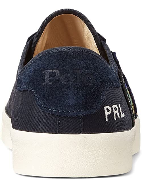 Polo Ralph Lauren Nelson Leather Trim Mesh Sneaker