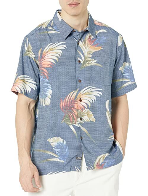 Quiksilver Waterman Rainbow Floral Short Sleeve Woven