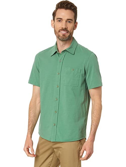 L.L.Bean Lakewashed Organic Short Sleeve Button-Down