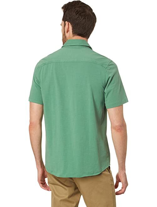 L.L.Bean Lakewashed Organic Short Sleeve Button-Down