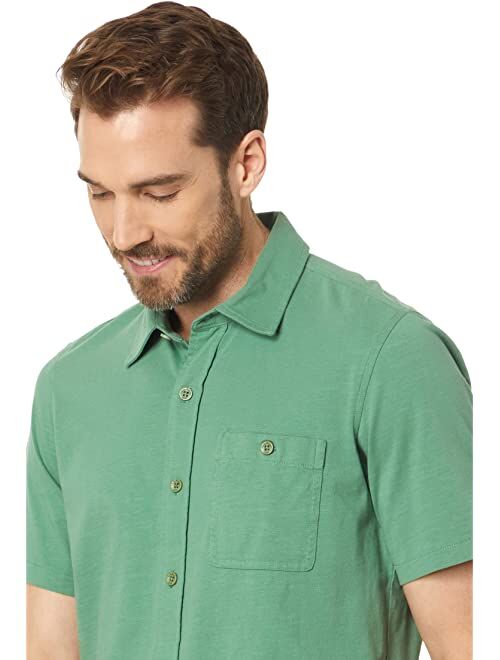 L.L.Bean Lakewashed Organic Short Sleeve Button-Down