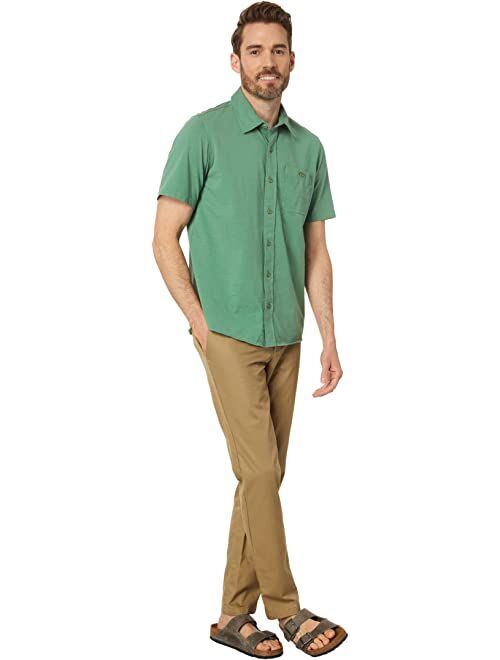 L.L.Bean Lakewashed Organic Short Sleeve Button-Down