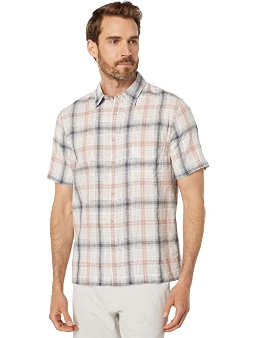 Vince Topanga Plaid Short Sleeve