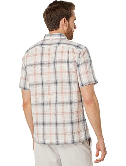 Vince Topanga Plaid Short Sleeve