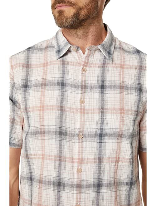 Vince Topanga Plaid Short Sleeve