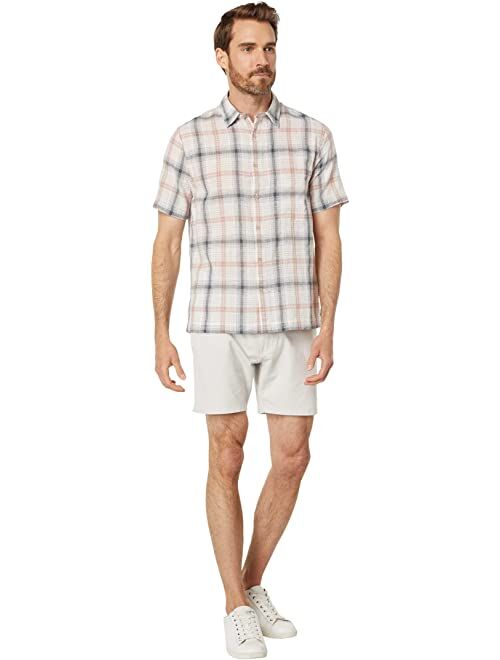 Vince Topanga Plaid Short Sleeve