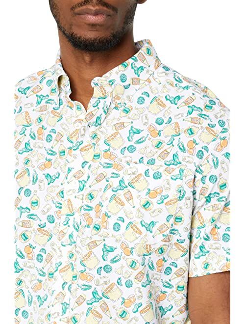 Southern Tide Short Sleeve Intercoastal Marg Madness Sport Shirt