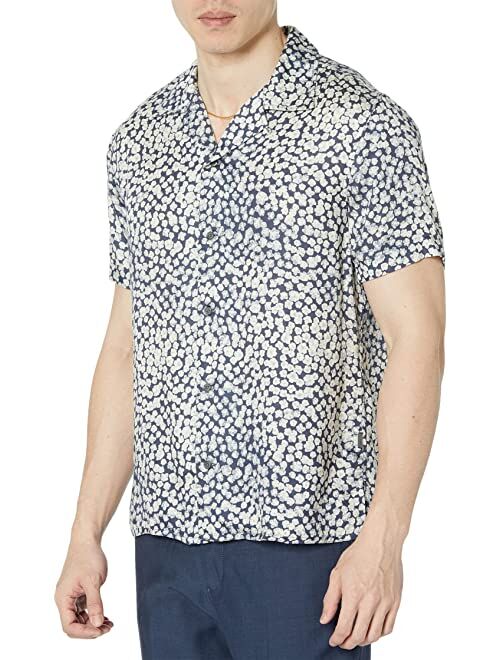 John Varvatos Danny Short Sleeve Camp Shirt W706Z1