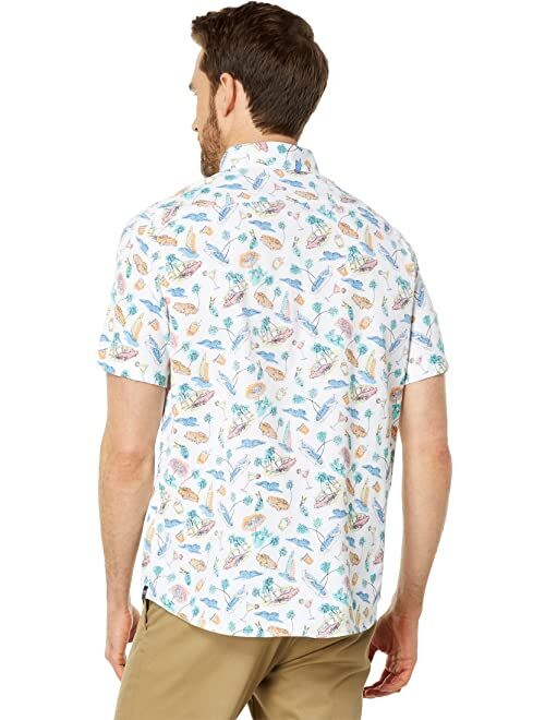 Southern Tide Short Sleeve Intercoastal Poolside View Sport Shirt