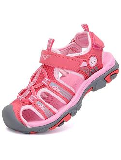 Boy's Girl's Outdoor Athletic Strap Breathable Closed-Toe Water Sandals (Toddler/Little Kid/Big Kid)