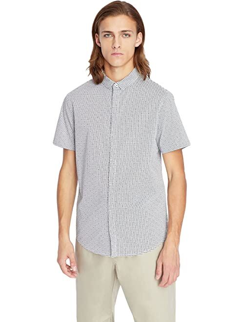 Armani Exchange Stretch Cotton Button-Down Shirt