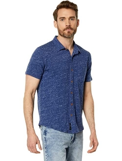 Linen Short Sleeve Button-Up Shirt