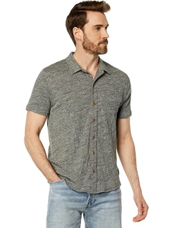 Linen Short Sleeve Button-Up Shirt