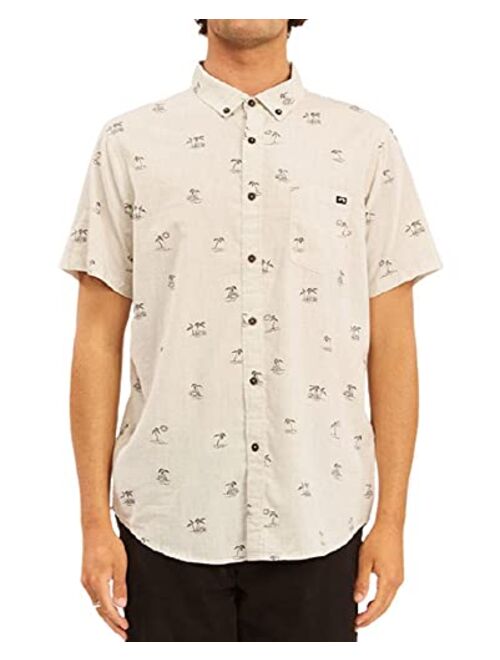 Billabong Men's Classic Sundays Woven Short Sleeve Short Sleeve Shirt