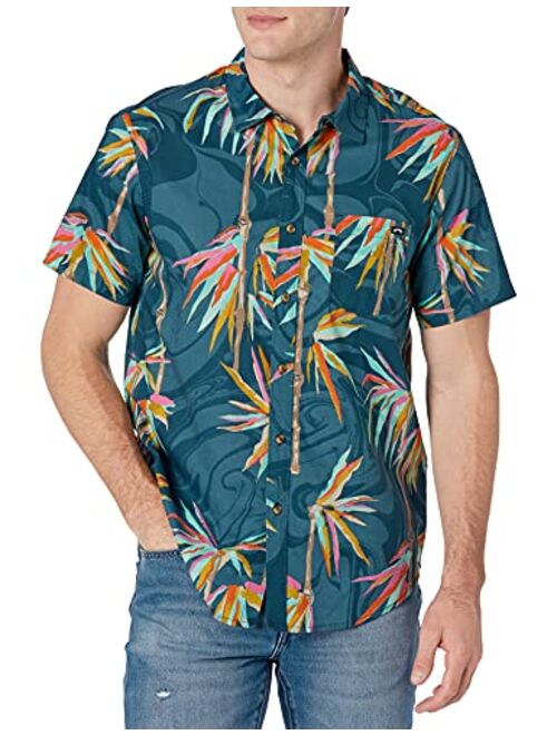 Billabong Men's Classic Sundays Woven Short Sleeve Short Sleeve Shirt