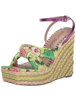 Women's Pansie Floral Wedge Sandals