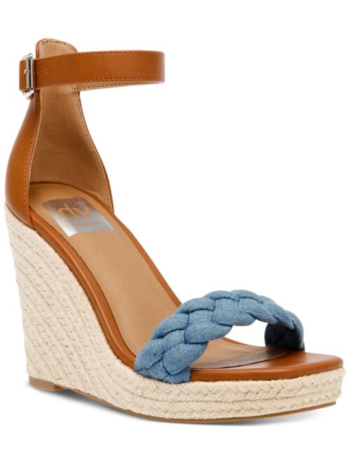 DV DOLCE VITA Women's Harriat Braided Espadrille Platform Wedge Sandals