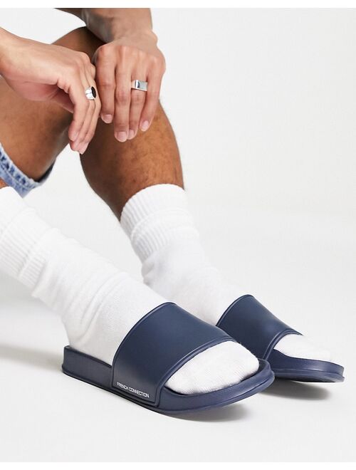 French Connection slides in navy