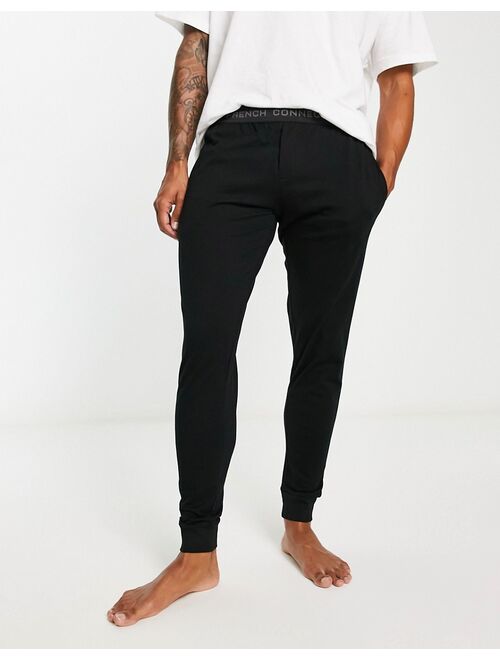 French Connection lounge pants in black