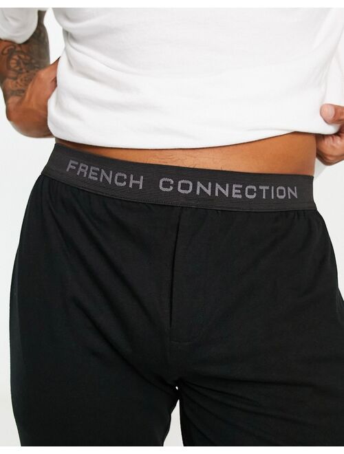 French Connection lounge pants in black