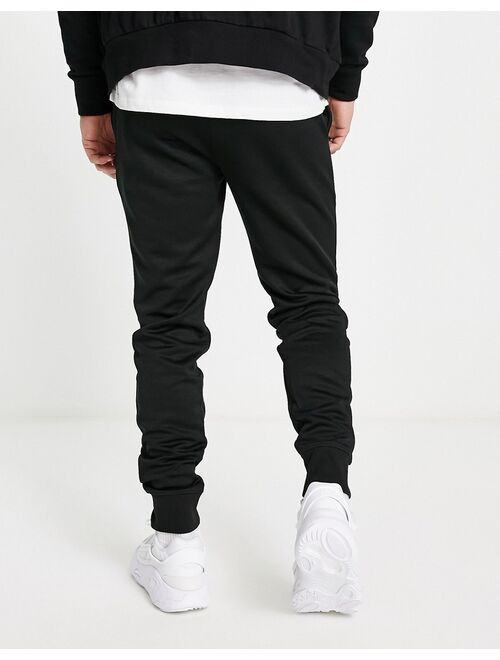 French Connection slim fit tricot sweatpants in black