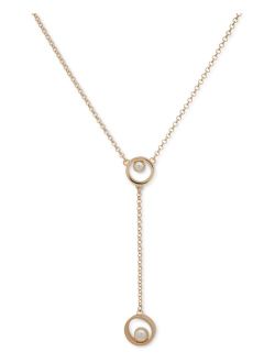 PARIS Gold-Tone Imitation Pearl Lariat Necklace, 16"   3" extender