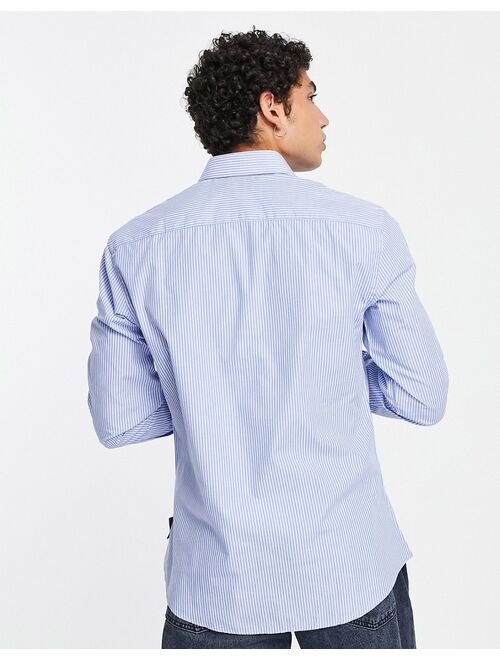 French Connection regular fit shirt in blue gingham