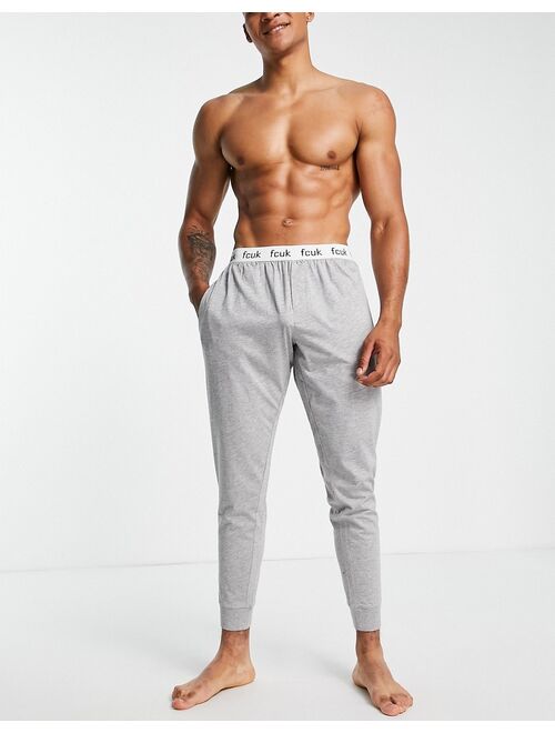 French Connection lounge pants in light gray