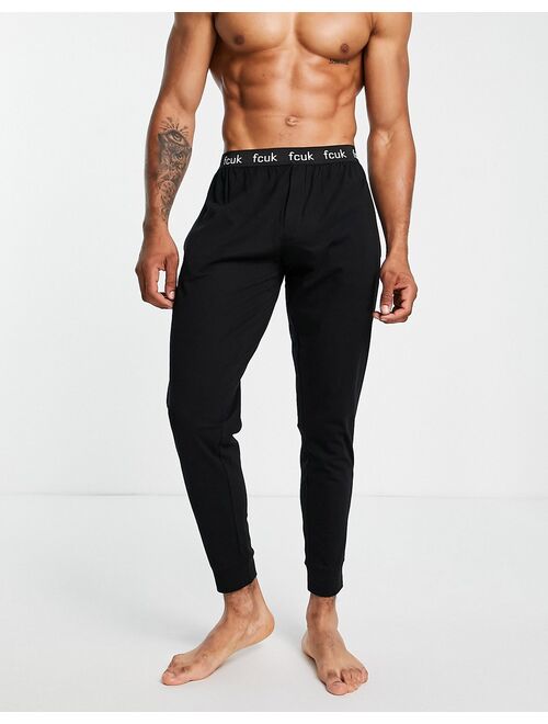 French Connection lounge pants in black