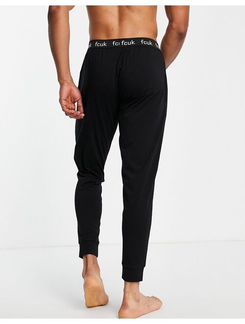 French Connection lounge pants in black