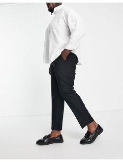 Plus slim fit dinner suit pants