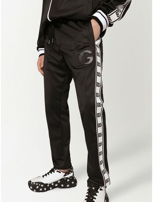 Dolce & Gabbana logo-tape track trousers