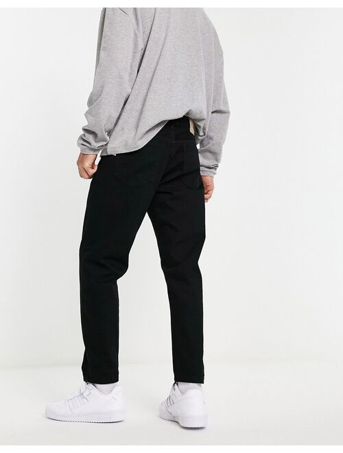 Pull&Bear standard fit jeans in black