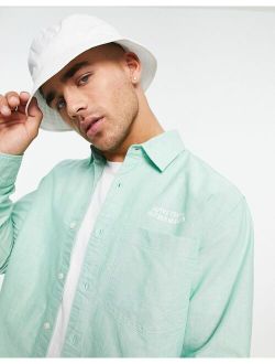 long sleeve shirt in mint green