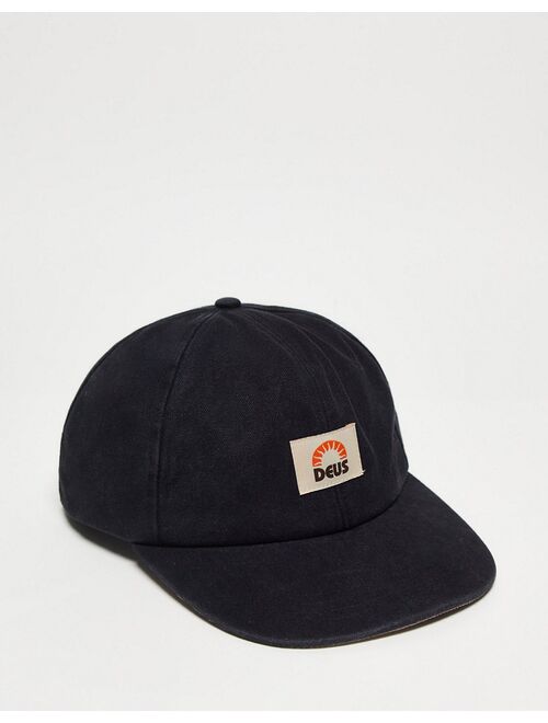 Deus Ex Machina utah canvas cap in black