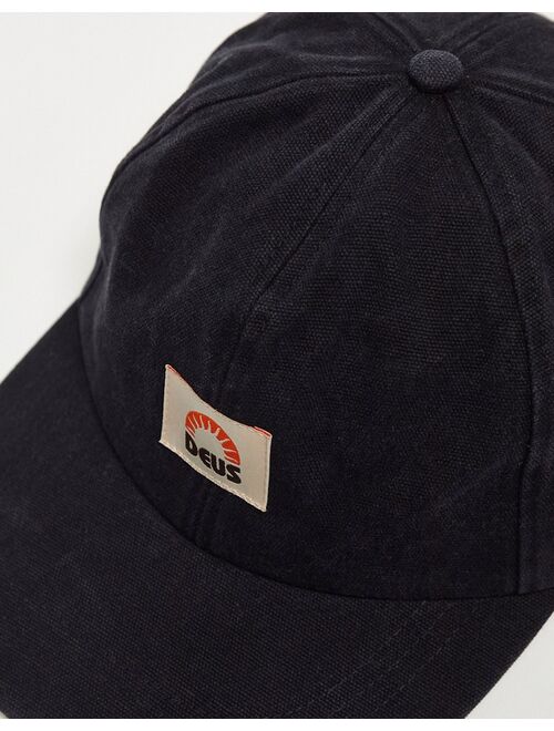 Deus Ex Machina utah canvas cap in black