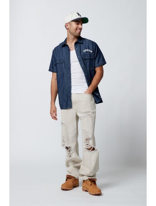 Urban Outfitters Dickies Beavertown Denim Shirt