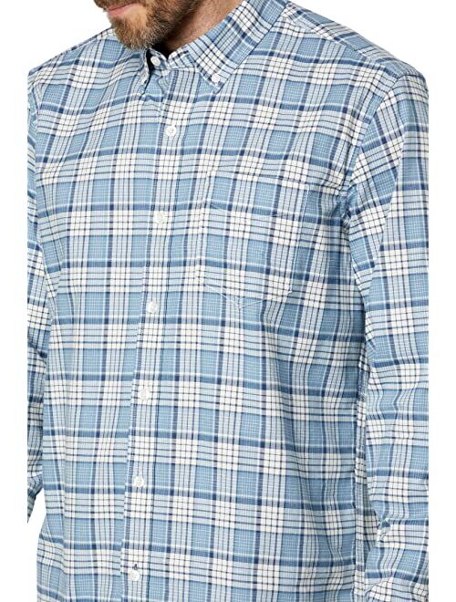 L.L.Bean Comfort Stretch Oxford Long Sleeve Traditional Fit Plaid