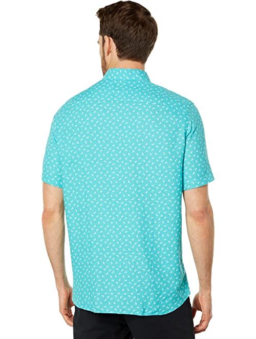 Southern Tide Short Sleeve Fish Toss Sport Shirt