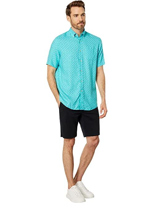 Southern Tide Short Sleeve Fish Toss Sport Shirt